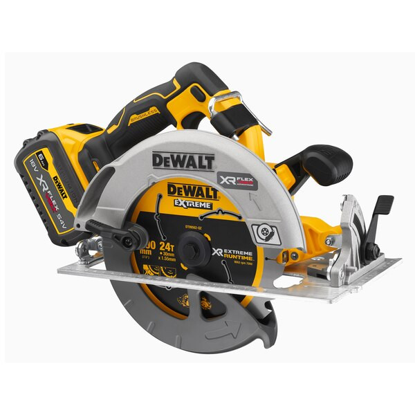 Аккумуляторная циркулярная пила 18 В (1x6,0 Ач) DCS573T1-QW DEWALT