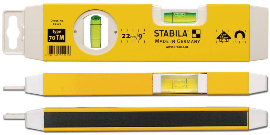 Magnētiskais līmeņrādis 70TM 22cm 02190 STABILA