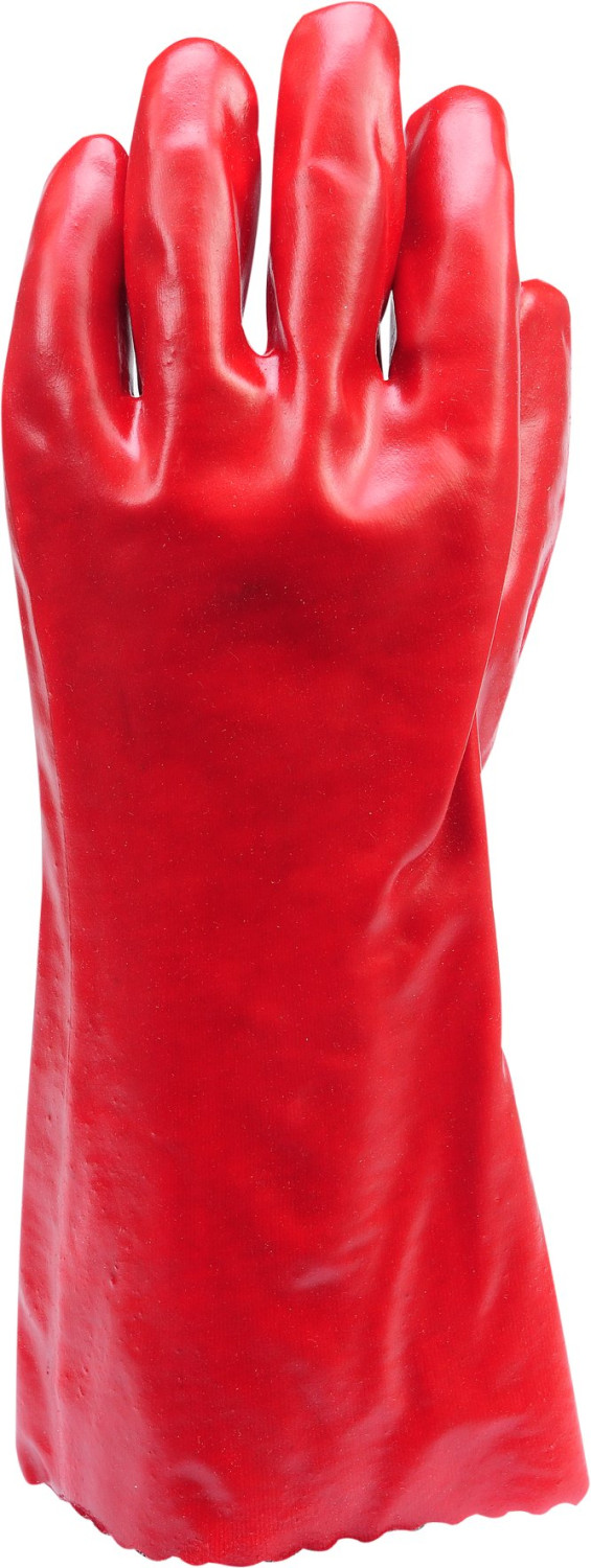 WORKING GLOVES, PVC RED 36CM 74151 VOREL