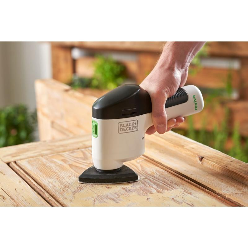 B+D reviva™ 12V Cordless Detail Sander REVDS12C-QW BLACK DECKER