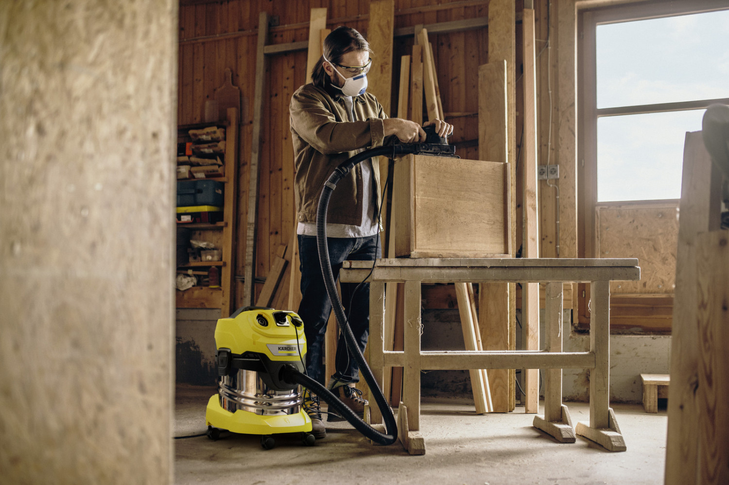 Putekļsūcējs slapjai un sausai uzkopšanai 1000W WD 4 P S V-20/5/22 1.628-290.0 KARCHER