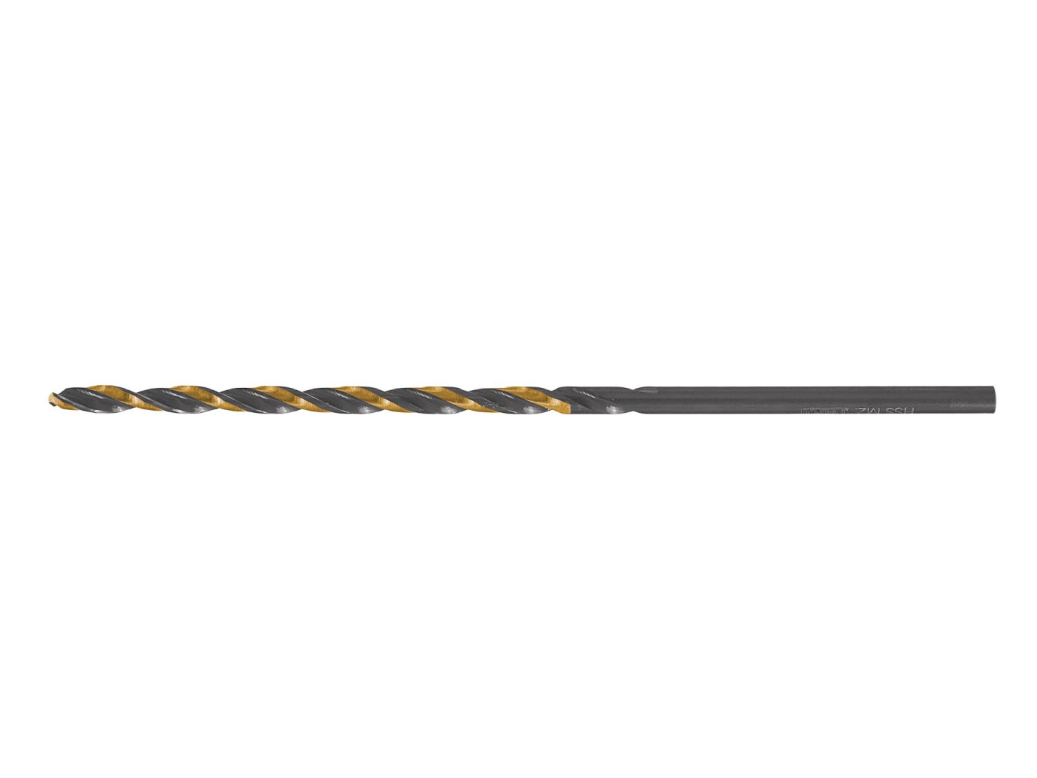 Long HSS M2 2.0mm black & gold metal twist drill bit T02320 Tvardy