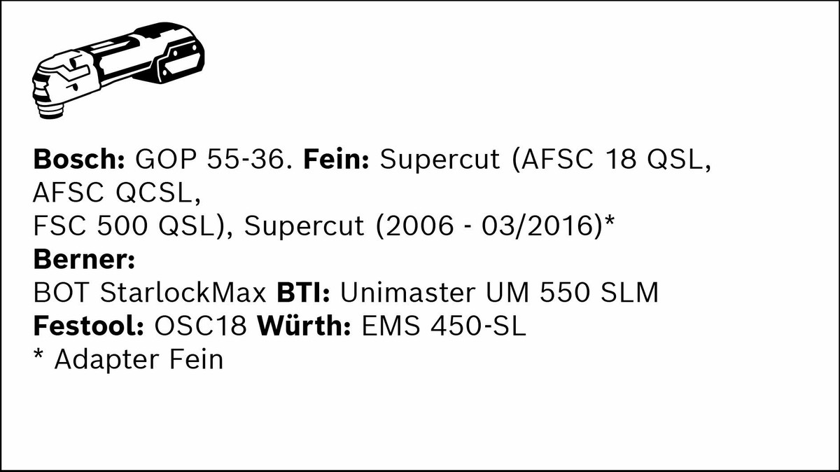 StarlockMax MATI68RD4 1 gab., Svārstību daudzfunkcionālajiem darbarīkiem EXPERT MATI 68 RD4 CORNER ASMENS, 2608900036, BOSCH