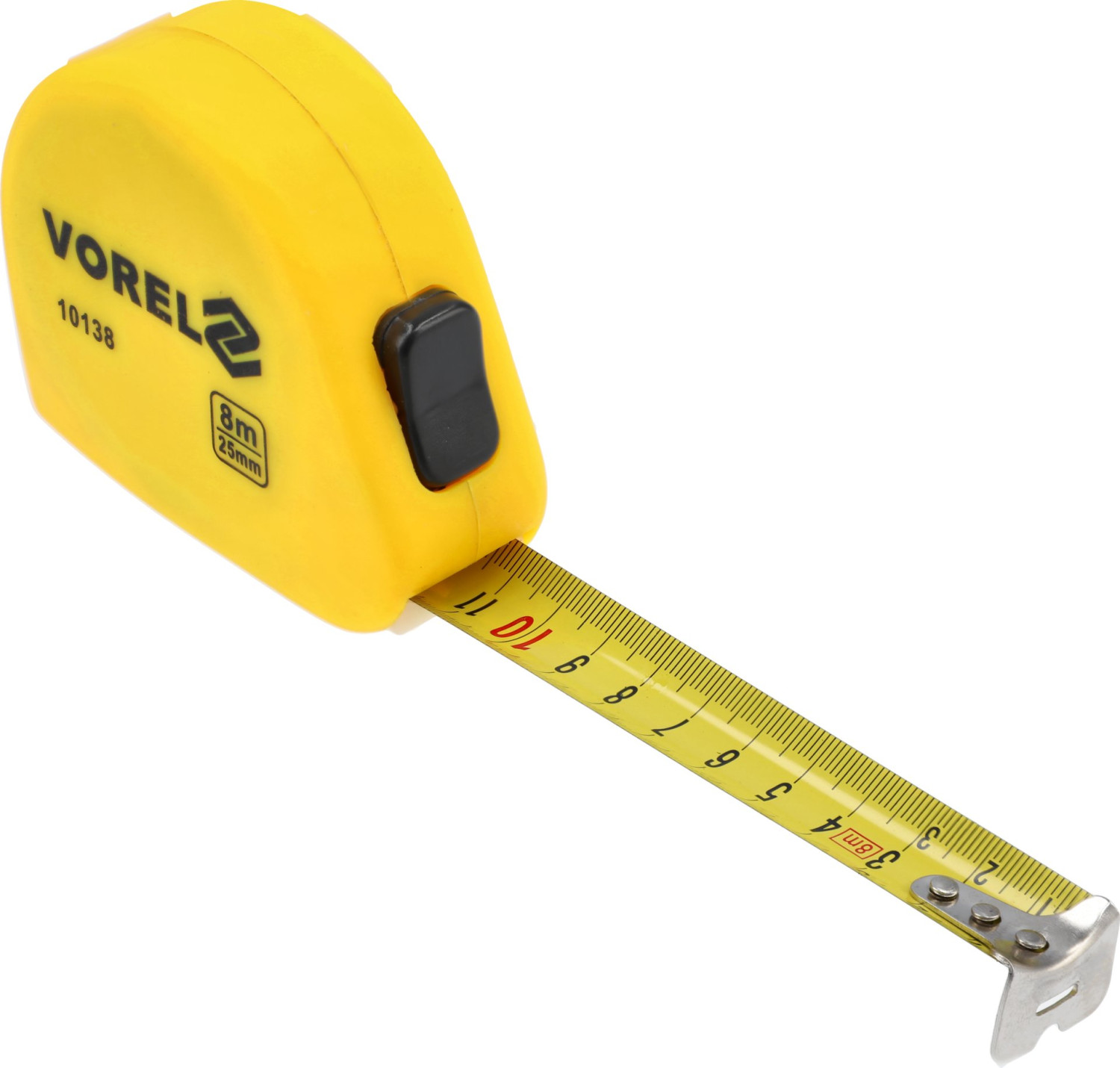 MEASURING TAPE YELLOW SOFT 8Mx25MM 10138 VOREL