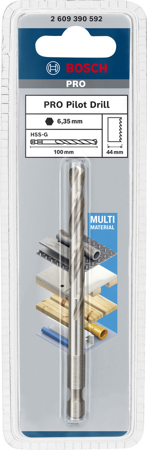 Triecienurbjmašīnām/triecienskrūvgriežiem PRO PILOT DRILL BIT, 2609390592 BOSCH