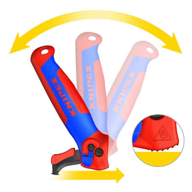 Replės laidams valyti 1650145SB KNIPEX