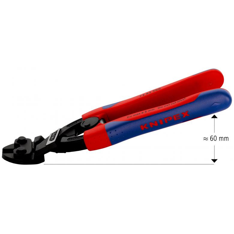 Knaibles metālam un plastmasai 200mm D6mm 7262200 KNIPEX