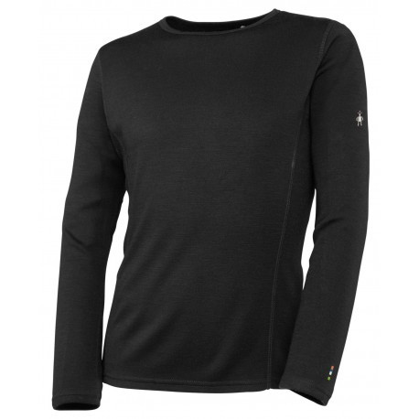 Termo krekls Kids Classic Thermal Merino Base Layer Crew, izmērs: M, Black, 0194903479183 SMARTWOOL