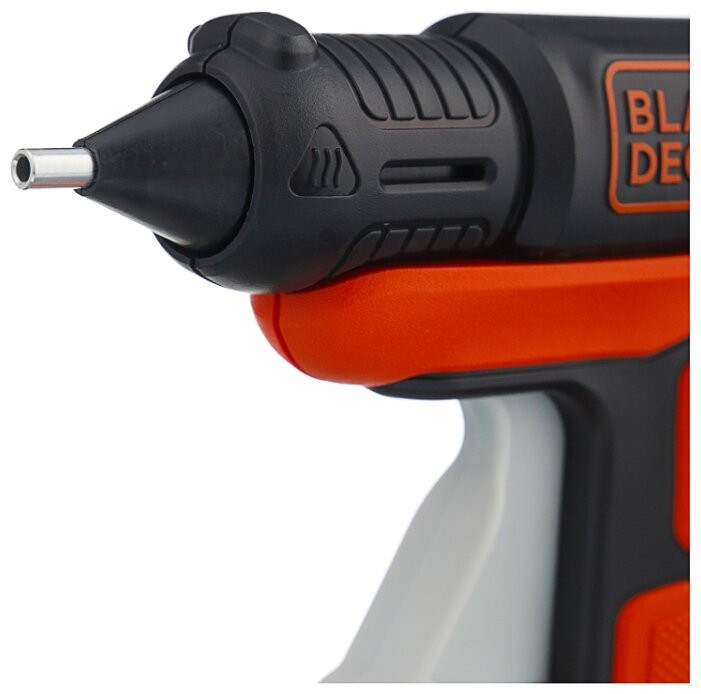 BLACK + DECKER belaidis karštų klijų pistoletas BDCGG12N (oranžinis / juodas, be akumuliatoriaus ir įkroviklio)