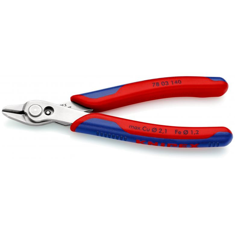 Elektroniķu asknaibles Super Knips XL 140mm 7803140 KNIPEX