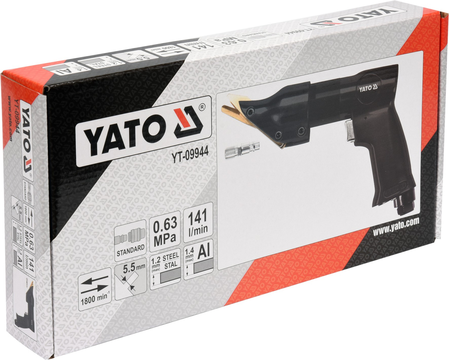 Pistol Air Metal Shear YT-09944 YATO