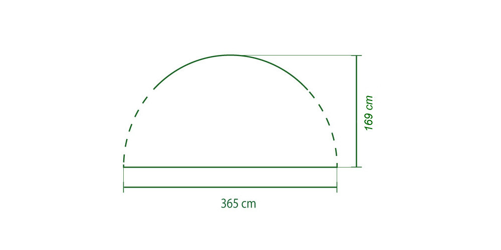 Danga  „Sunwall“  durys „L“ 2000016835 COLEMAN