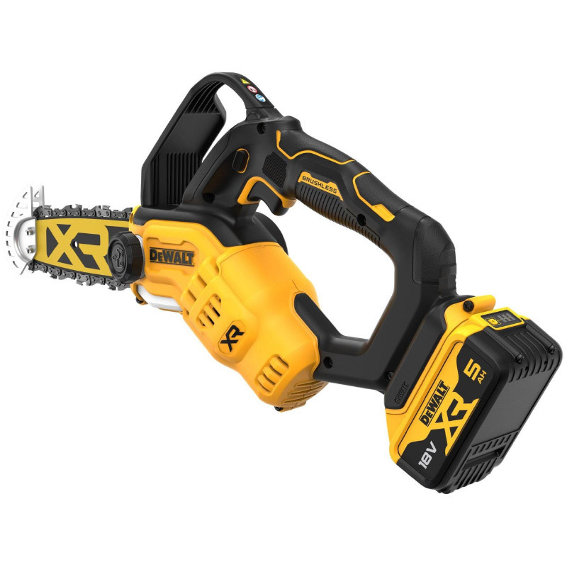 Belaidis grandininis pjūklas 18V 20cm 1x5.0Ah DCMPS520P1 DEWALT