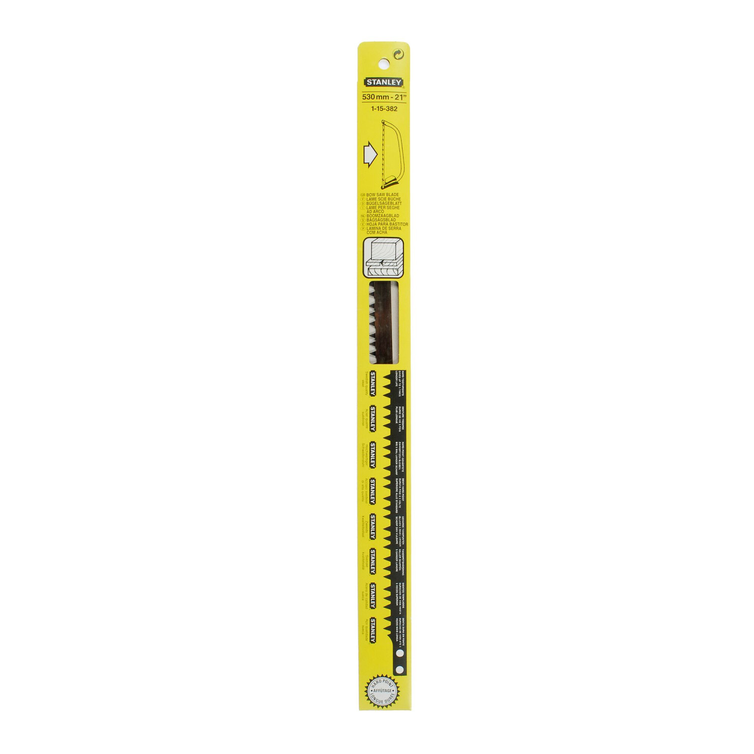 Rezerves zāģa asmens lokzāģim  530mm 1-15-382 Stanley