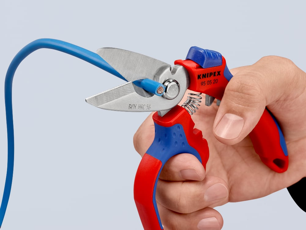 Leņķiskās elektriķu šķēres 950520SB KNIPEX