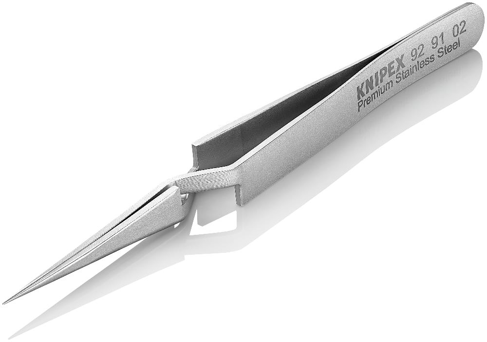 Precision Cross Jaw Tweezers 929102 KNIPEX