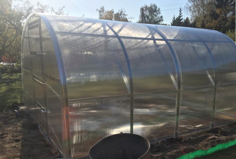 Kasvuhoone BALTIC LT 3 x 4m - 4mm polükarbonaat KLASIKA GREENHOUSE