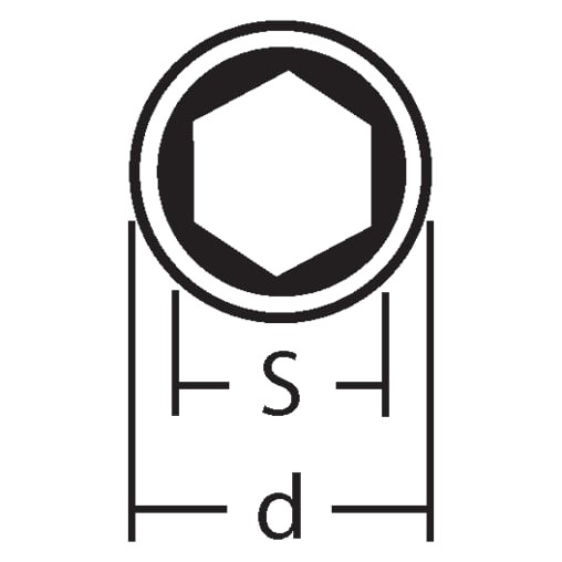 Hexagon Socket for hexagonal screws 983717 KNIPEX