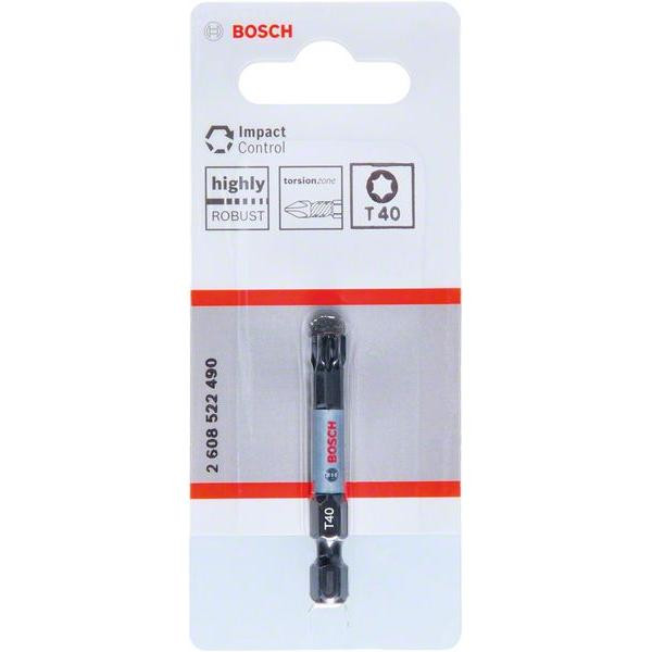 Skrūvgrieža uzg.T10 /L=50 1 gab./ Impact, IMPACT CONTROL TORX® SCREWDRIVER BITS, 2608522485 BOSCH