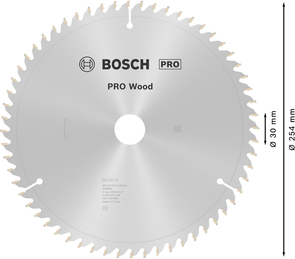 Paneļzāģiem PRO WOOD RIPZĀĢA ASMENS, 2608640436 BOSCH