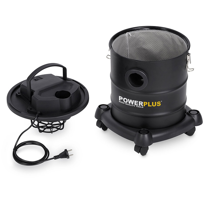 Pelenų ir dulkių siurblys 1200W, 20L POWX308 POWERPLUS