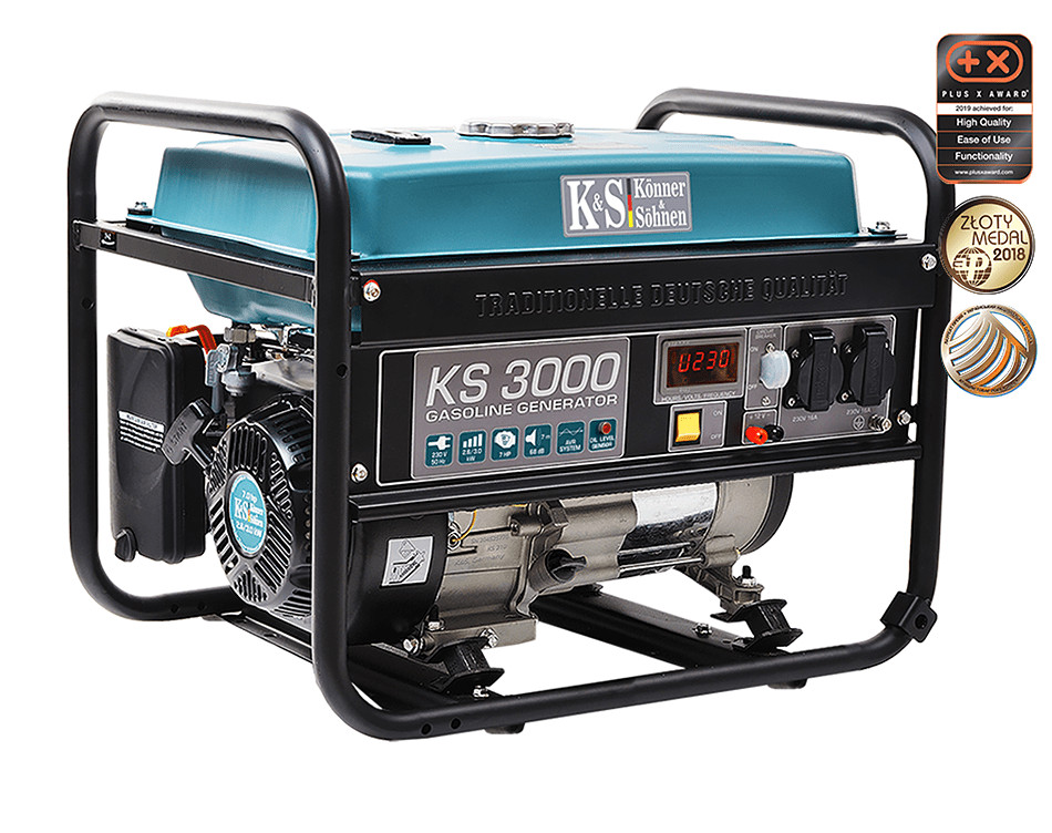 Benzīna ģenerators KS 3000 230V 3000W KONNER & SOHNEN