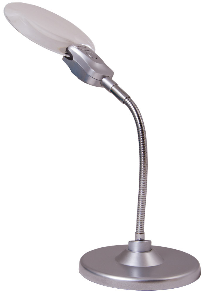 LED-lamp suurendusklaasiga Zeno Desk D5 2x L70442 LEVENHUK