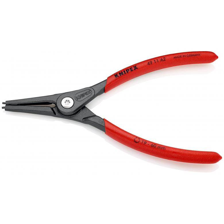 Sprostgredzenu stangas ar taisniem galiem A2 19-60mm 4911A2 KNIPEX