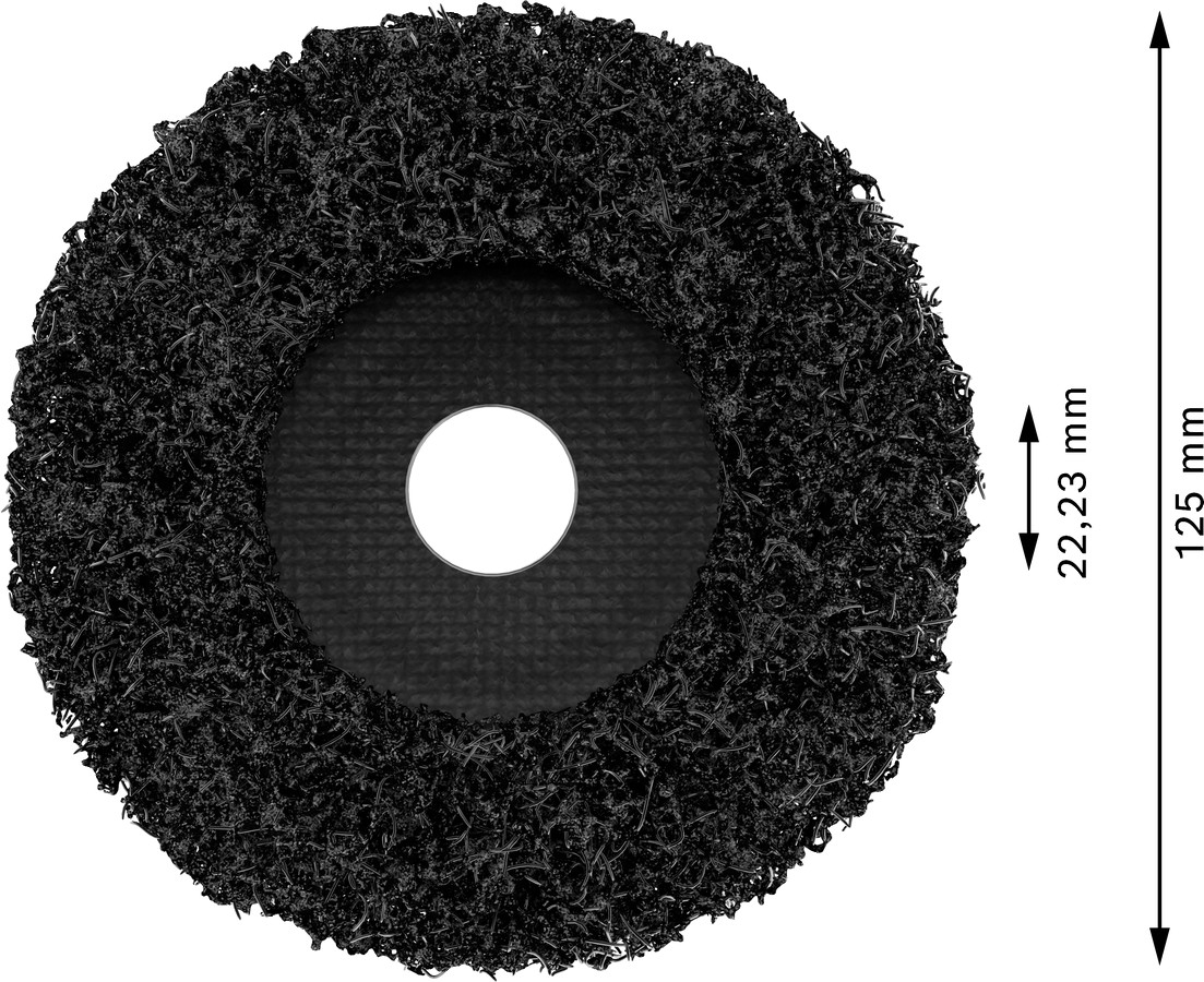 Tīrīšanas disks metālam 125mm, leņķa slīpmašīnai, Mazām leņķa slīpmašīnām PRO N377 TĪRĪŠANAS DISKS, 2608607633 BOSCH