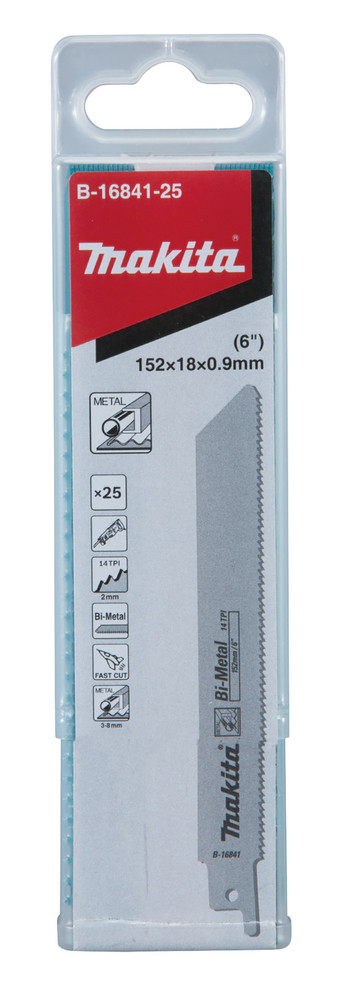 Tiigersaelehed BIM 152x0,9mm (14tpi), 2tk, metall 3-8mm,