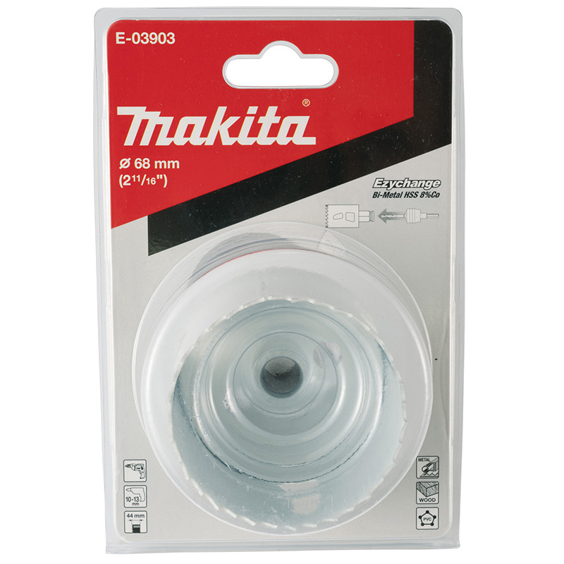 Karūninis grąžtas 68 mm BI-METALL EZYCHANGE E-03903 MAKITA