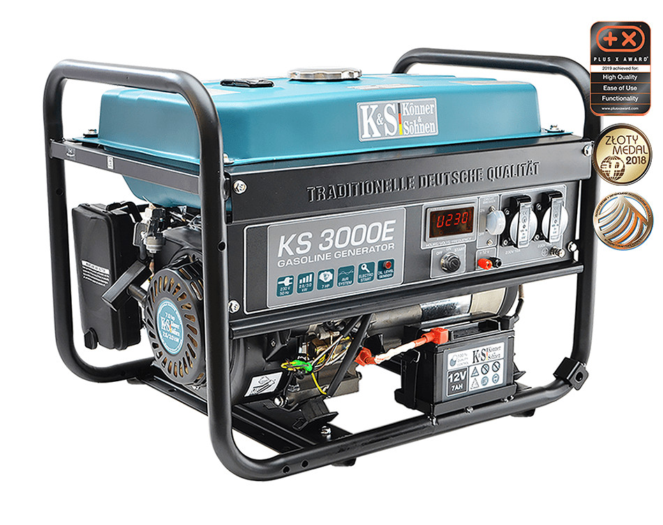 Benzīna ģenerators KS 3000E 230V 3000W KONNER & SOHNEN