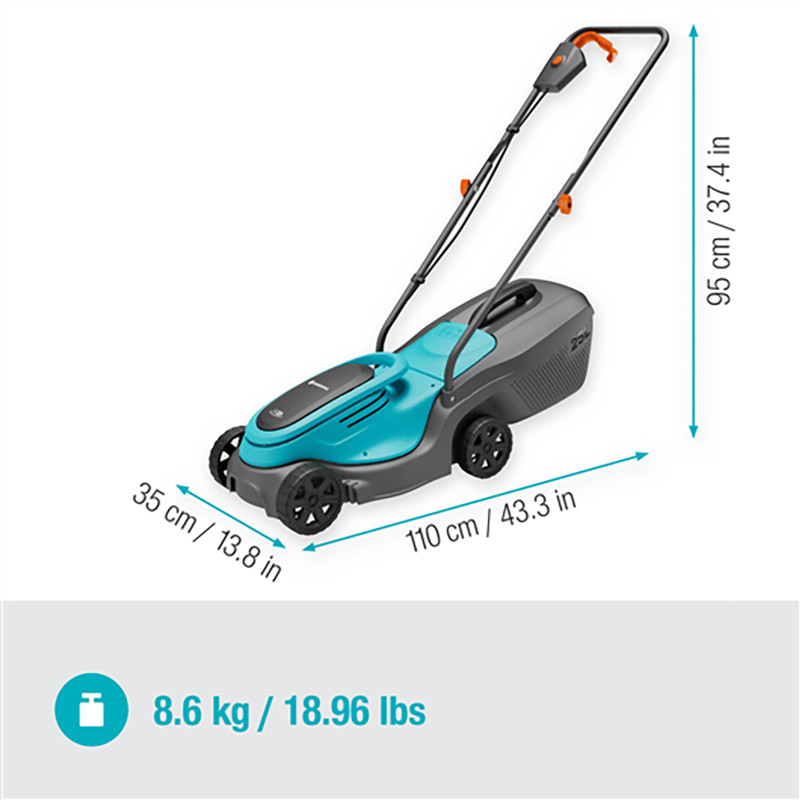 Akuga muruniiduk PowerMax 30/18V P4A, 18V, 4,0Ah, 14630-20 GARDENA