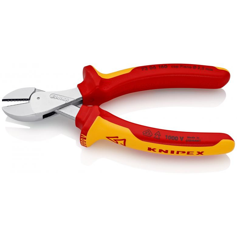 Плоскогубцы X-Cut 160 мм, VDE, 1000 В 7306160 KNIPEX