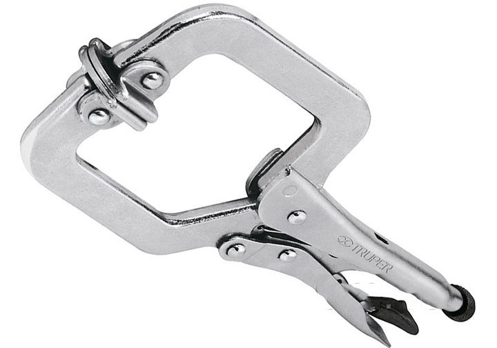 Pasukamos galinės fiksavimo replės C-Clamp 230mm 17414 PPC-9R Truper