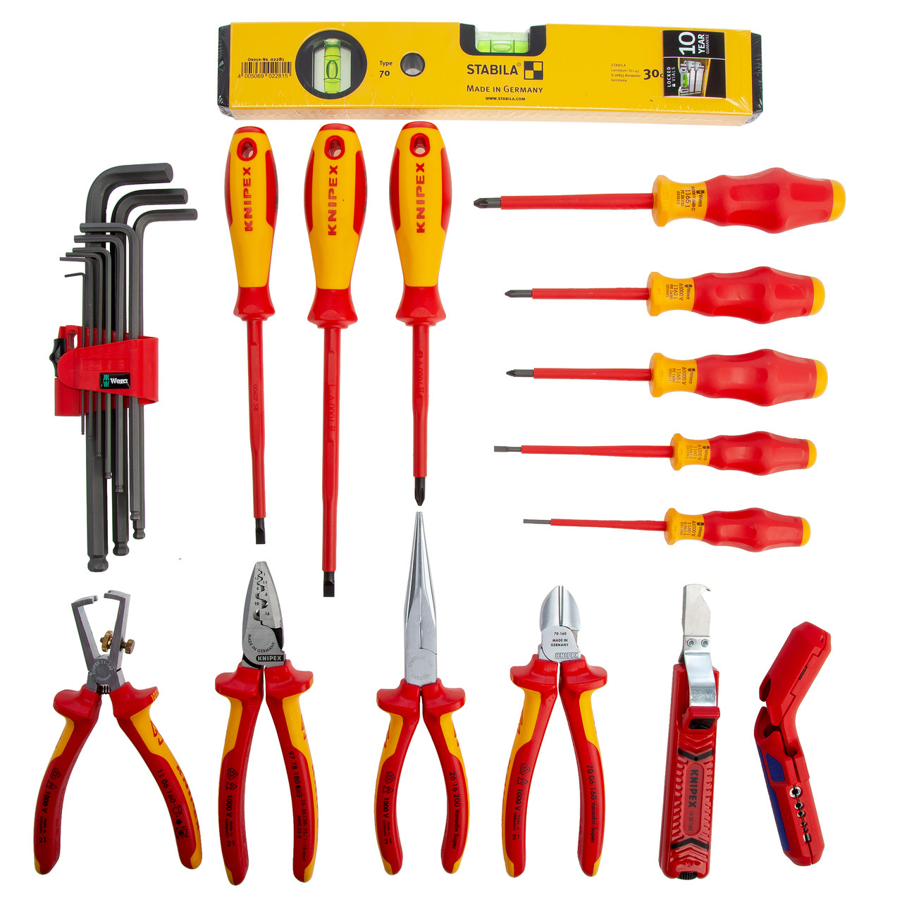 Tööriistakomplekt elektrikutele Robust23 Start, VDE, 24tk, Knipex