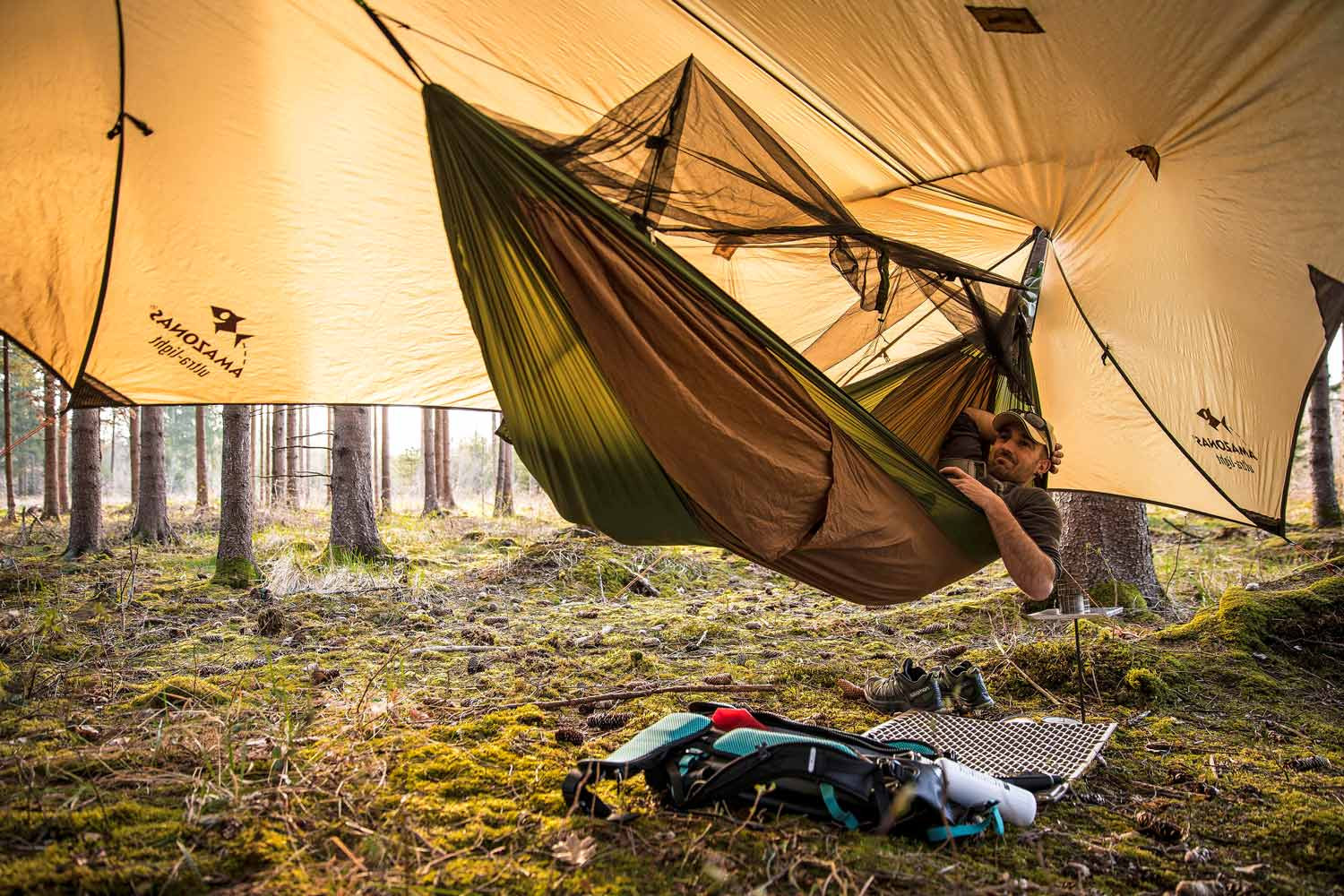 „Amazon Tarp“ medžiaginis stogelis