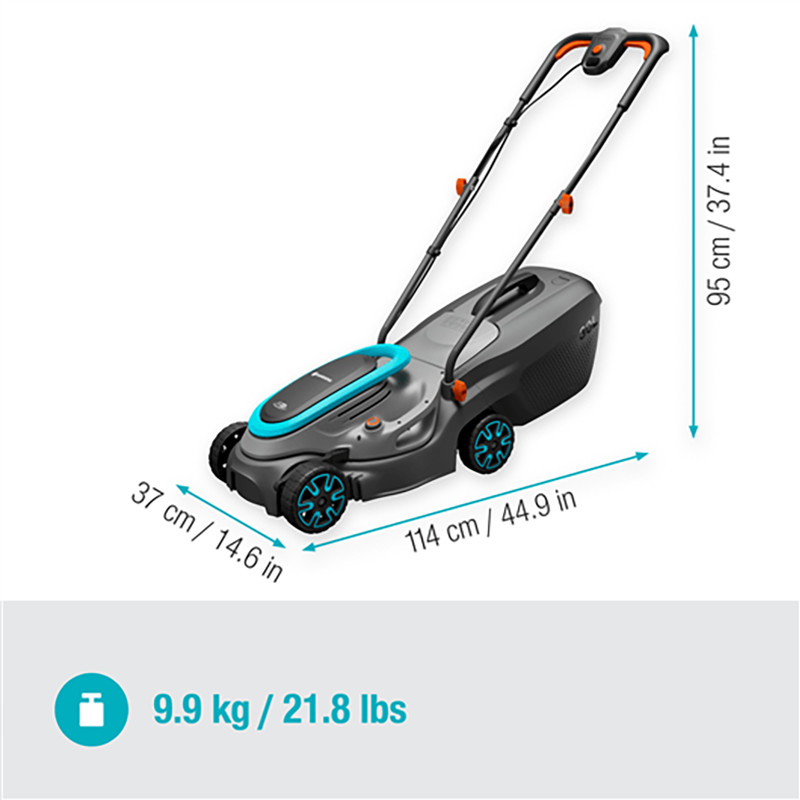 Akumulatora zāles pļāvējs PowerMax 32/18V P4A solo, 18V, 14632-55 GARDENA