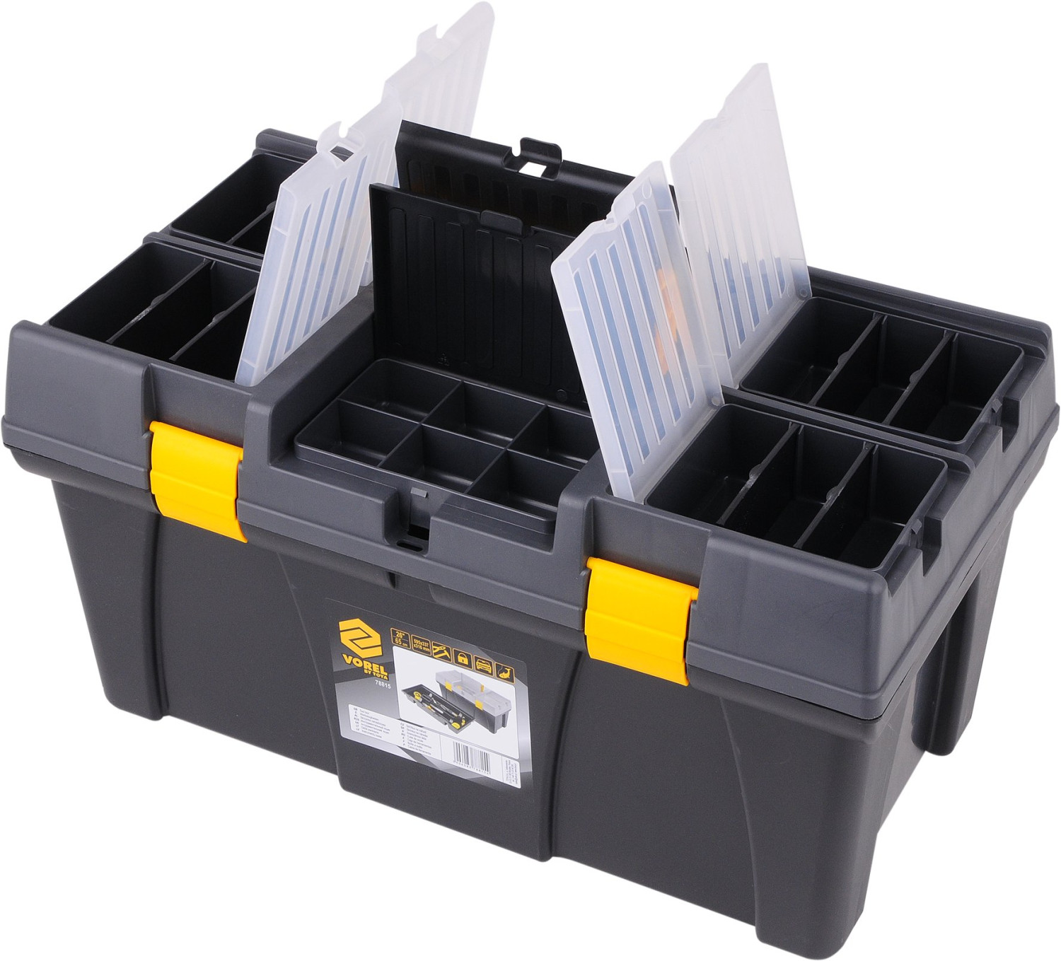 PLASTIC TOOL BOX PR-26" 78815 VOREL