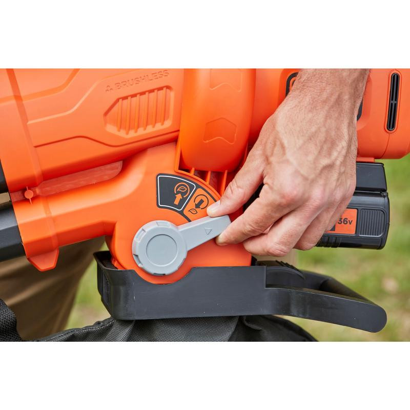 Lapų siurblys pūstuvas BCBLV36B-XJ BLACK DECKER