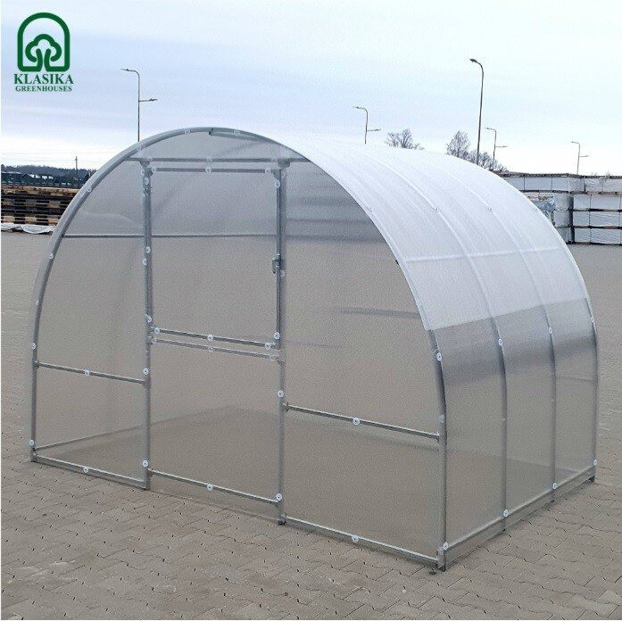 Kasvuhoone KLASIKA EASY 3x6m (18m2) 4mm polükarbonaatkattega 4779037492619