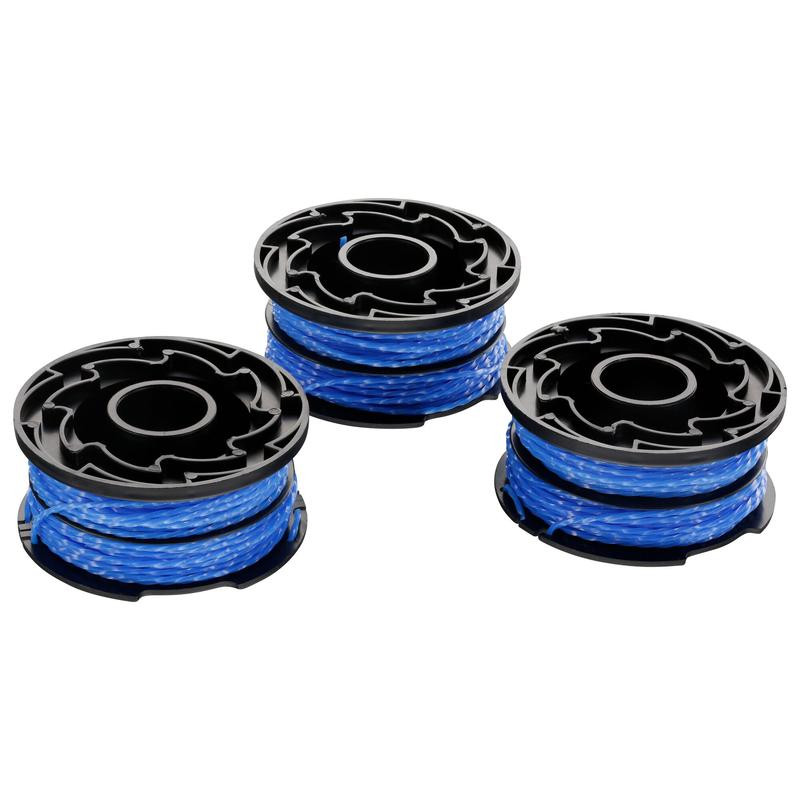 3x Spool Dual 2x 6m x 1.6mm A6441X3-XJ BLACK DECKER