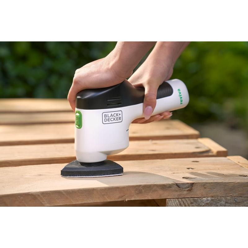 B+D reviva™ 12V Cordless Detail Sander REVDS12C-QW BLACK DECKER