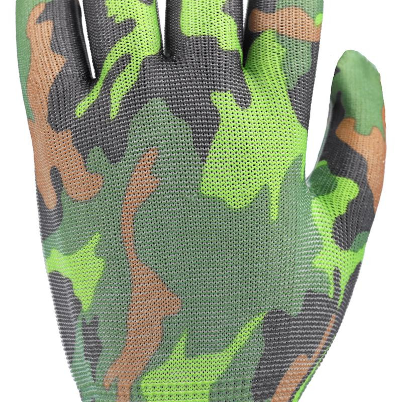 GARDEN GLOVES MILITARY PRINTING A 8" 74113 FLO