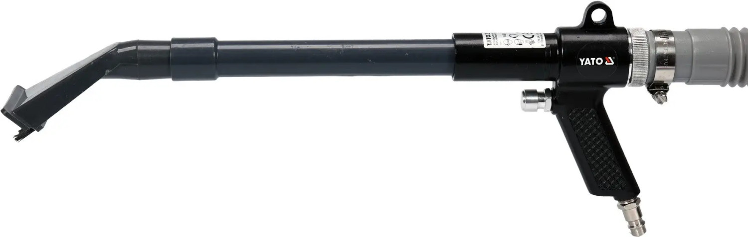 Pneimatiskais putekļsūcējs ar uzgaļiem 1/4" 6.2Bar. YT-09990 YATO