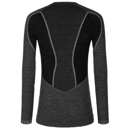 Termo krekls WOOL70 Tech Longsleeve W, izmērs: M, Carbon/Cloud, 8020647267880 LA SPORTIVA