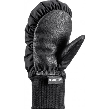 Cimdi LITTLE ESKIMO Mitt Short, izmērs: 4, Black, 4028173338870 LEKI