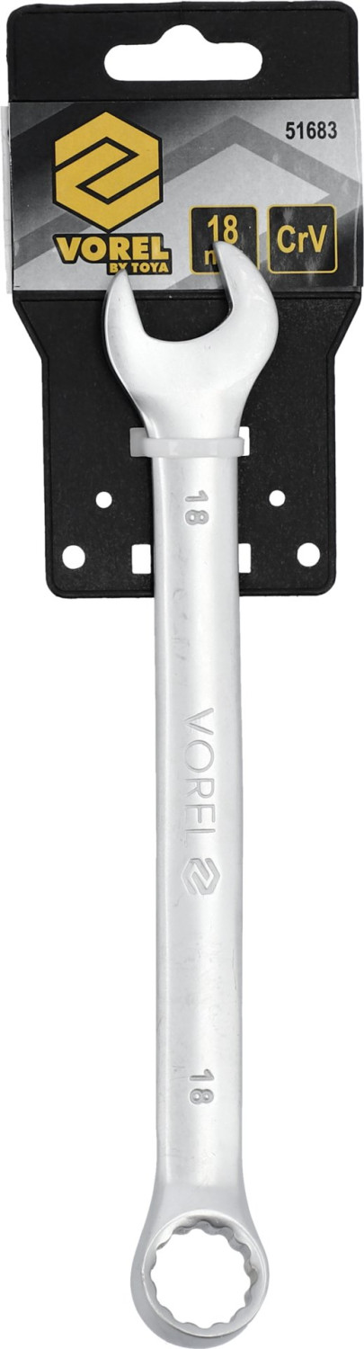 COMBINATION SPANNER CrV 18MM SATIN 51683 VOREL