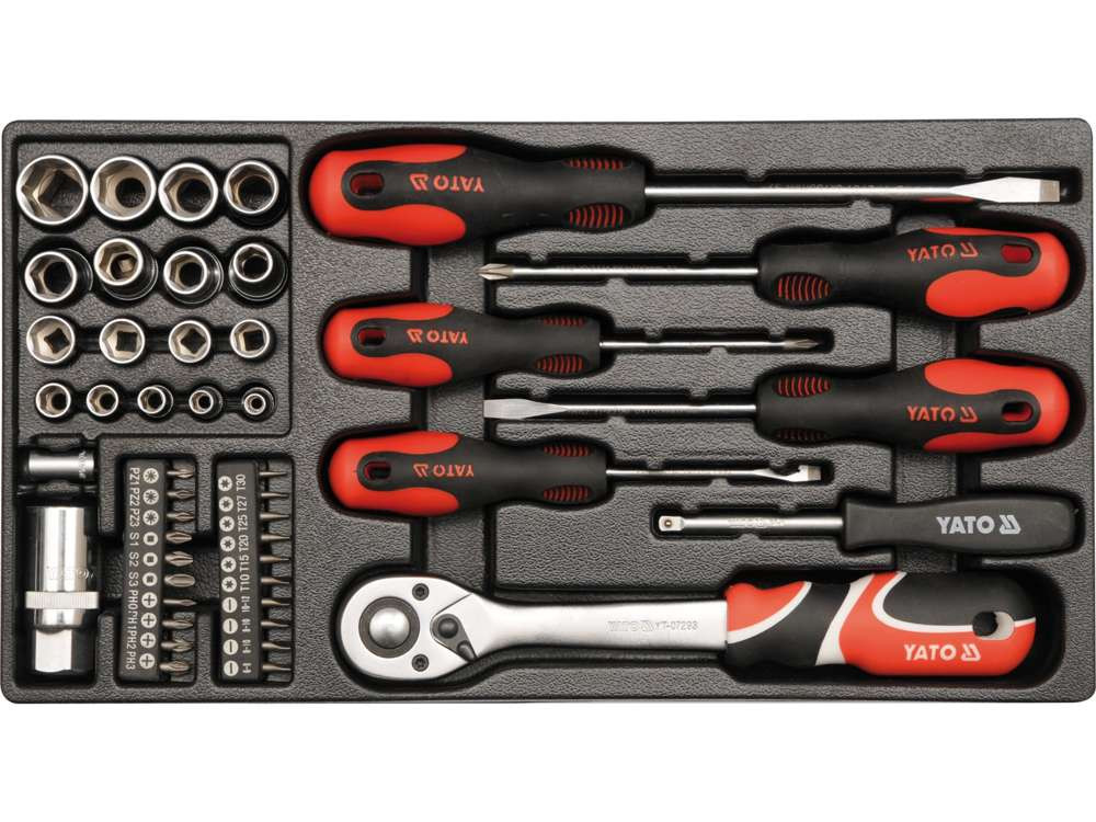 Tool Box W. Tools 80Pcs YT-38951 YATO