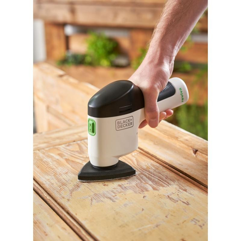 B+D reviva™ 12V Cordless Detail Sander REVDS12C-QW BLACK DECKER